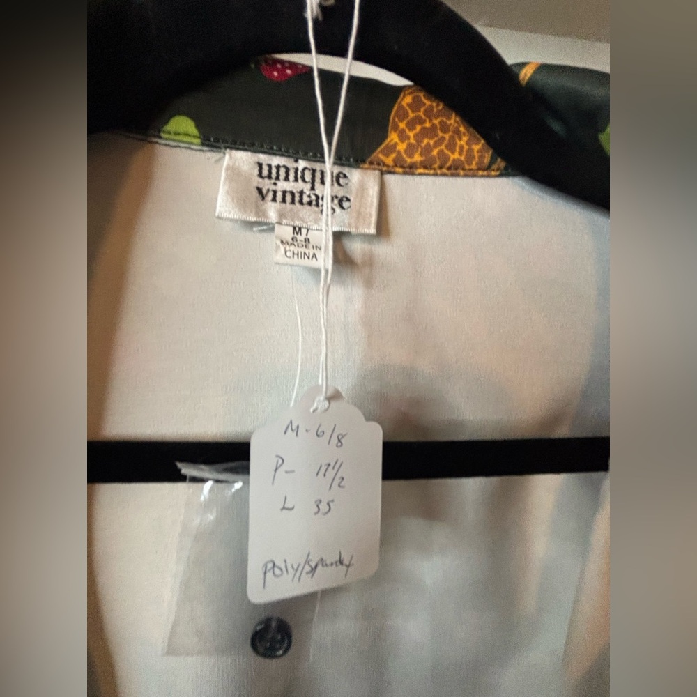 Unique Vintage Floral Wrap Dress - Picture 8 of 8